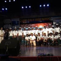 TPSOH TRAFFIC TEAM  AT  STAR  NIGHT Programmee organised by Lion's Club Hosur Magnum